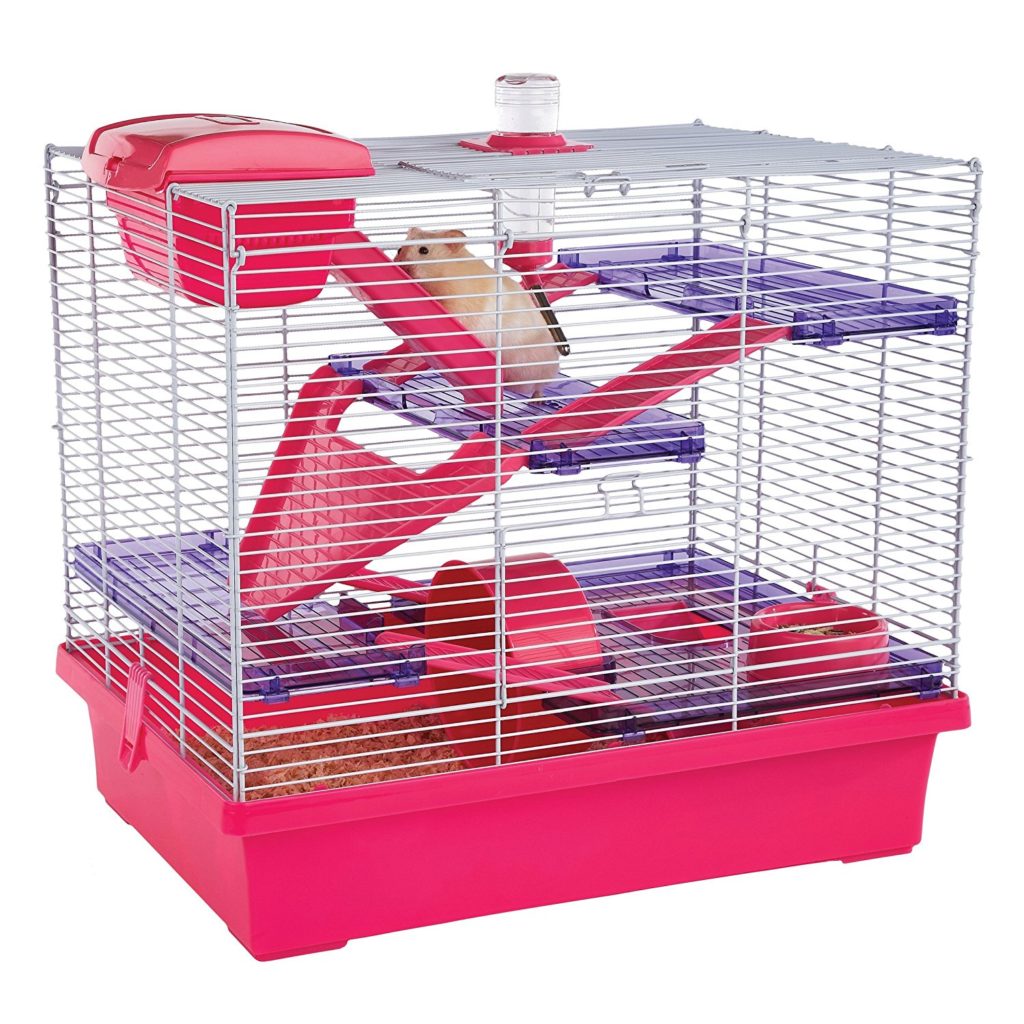 2. Glass tanks with wire mesh top recommended for hamsters