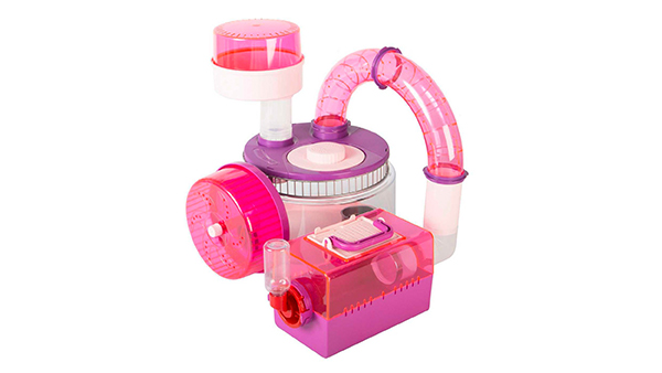 pink princess castle hamster cage