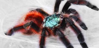 adult antilles pinktoe tarantula